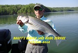 Striper fishing guide service